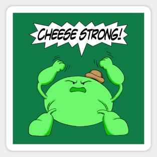 Cheese Strong! Sticker